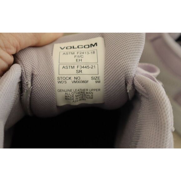 Volcom Workwear Women’s Sz 9M Orchid/White Hybrid EH Comp Toe Work Shoes - Picture 10 of 11